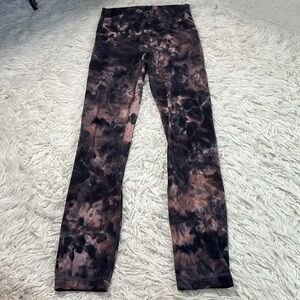 Lululemon Align Crop 23" *Diamond Dye Diamond Dye Graphite Grey Pink Pastel